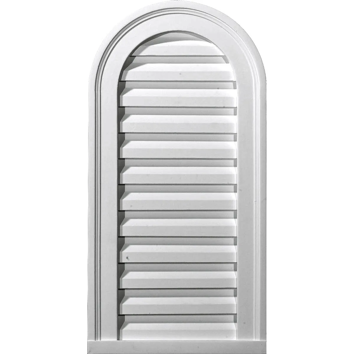 16'W x 36'H x 1 1/4'P, Cathedral Gable Vent Louver, Functional