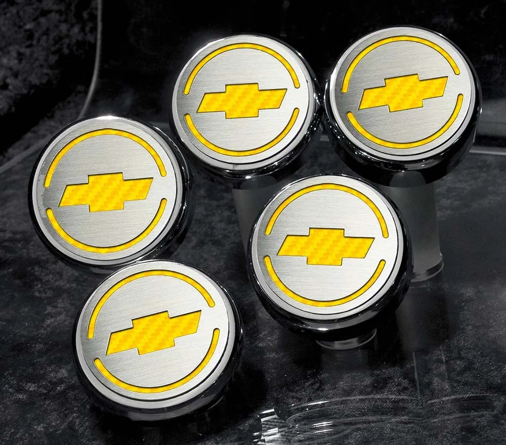 1997-2013 C5/C6 Corvette - Chevrolet 'Bowtie' Fluid Cap Covers 5Pc Auto Transmission