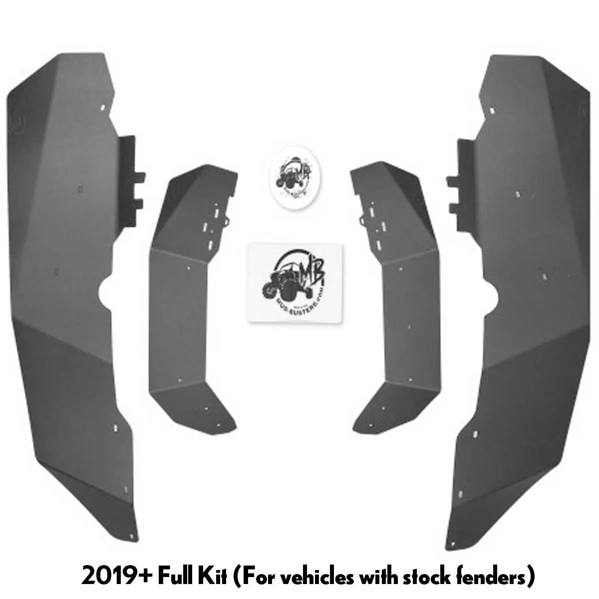 2019-2023 Polaris RZR XP 1000 and XP Turbo MAX Coverage Fender Flares