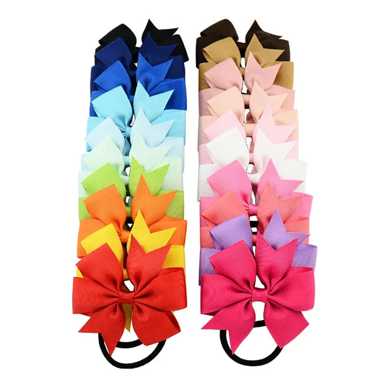 20PCS Hair Ties with Bow