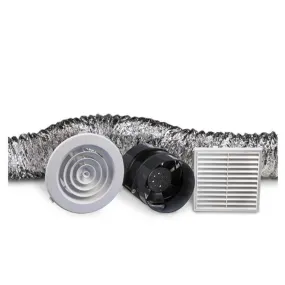 361m³/h Minitube in-Line Duct Mounted Kit (MTP132 6M Duct internal/External Grille)