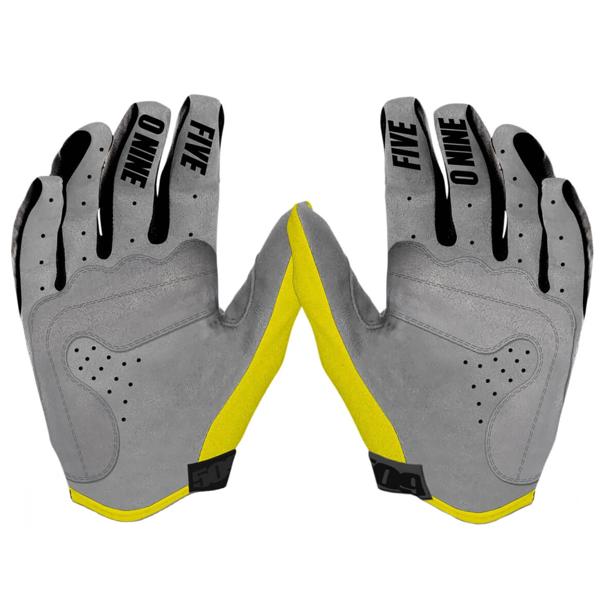 509  Low 5 Gloves Lightweight Anti-Slip Silicone Grip Breathable Burst Yellow -