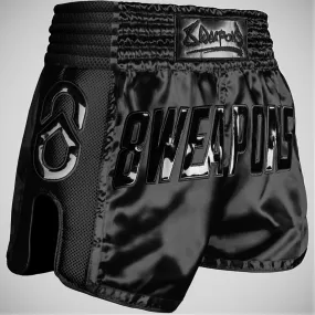 8 Weapons Super Mesh Muay Thai Shorts Black