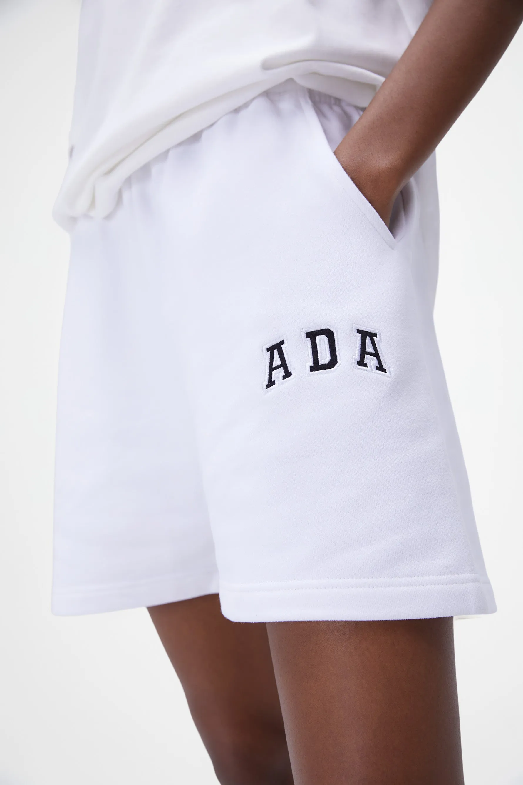 ADA Sweat Shorts - White