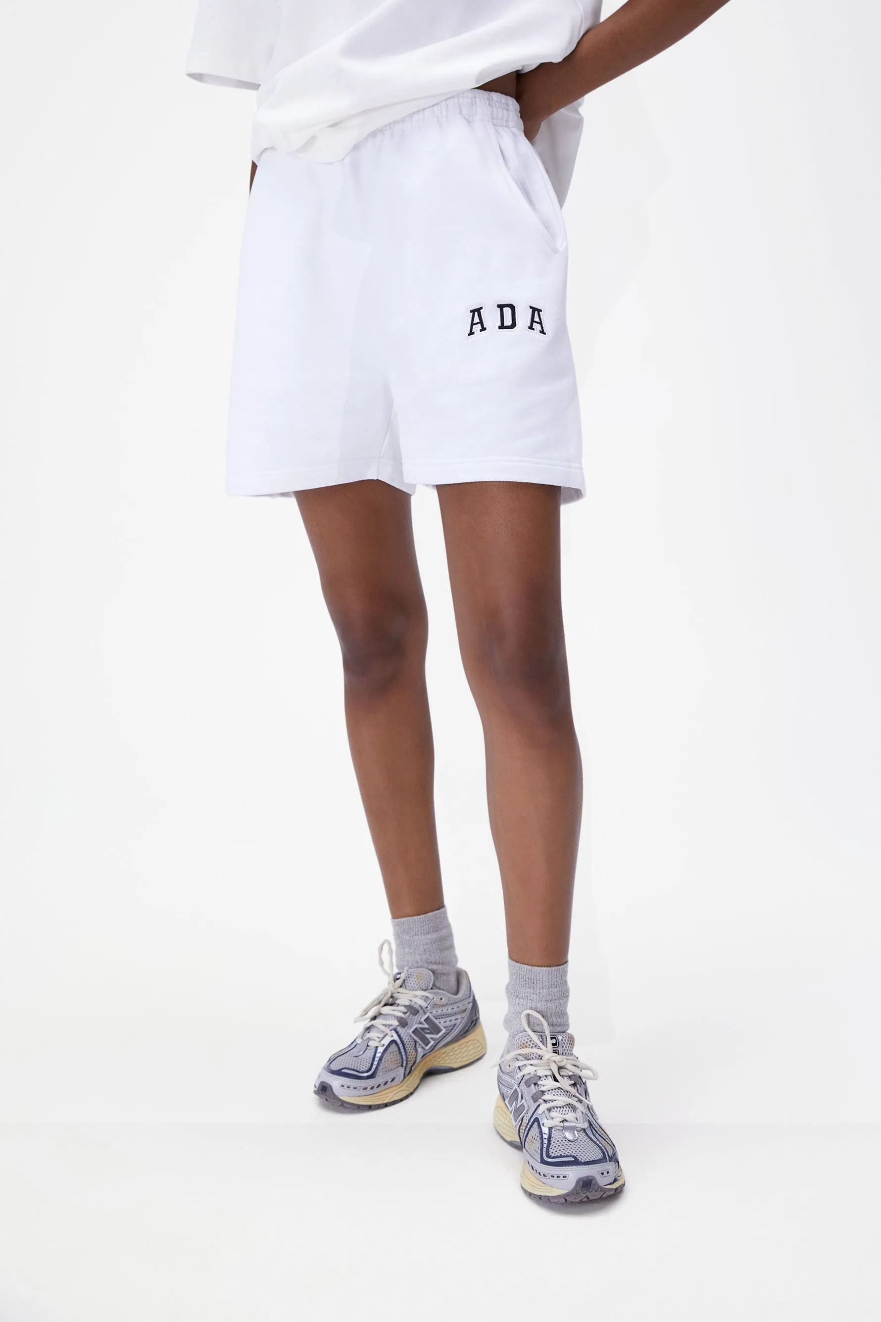 ADA Sweat Shorts - White