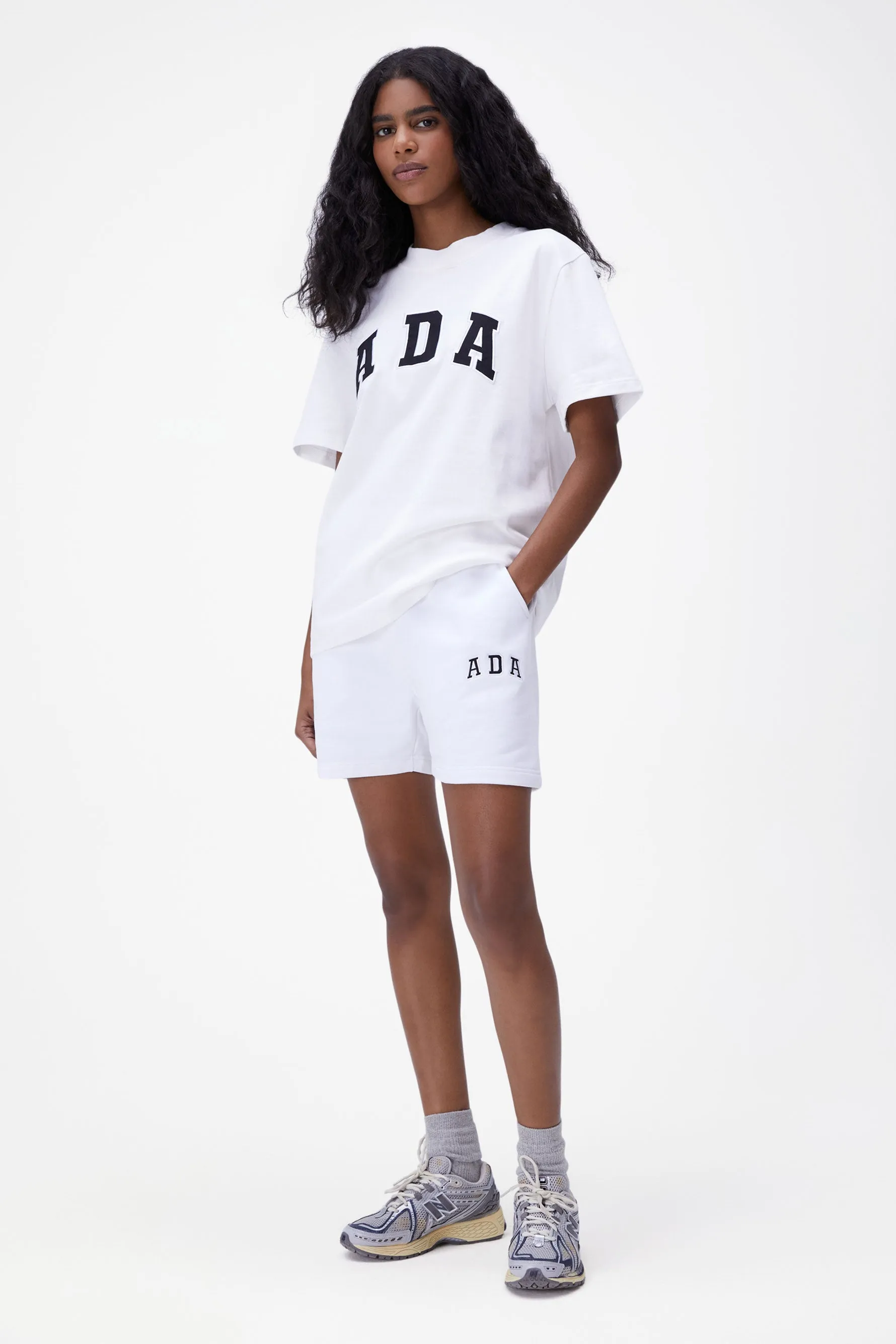 ADA Sweat Shorts - White