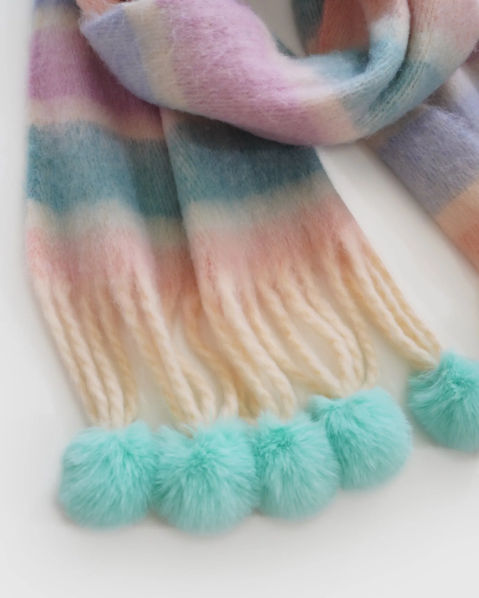 All Things Magical Pom Pom Scarf - Multi