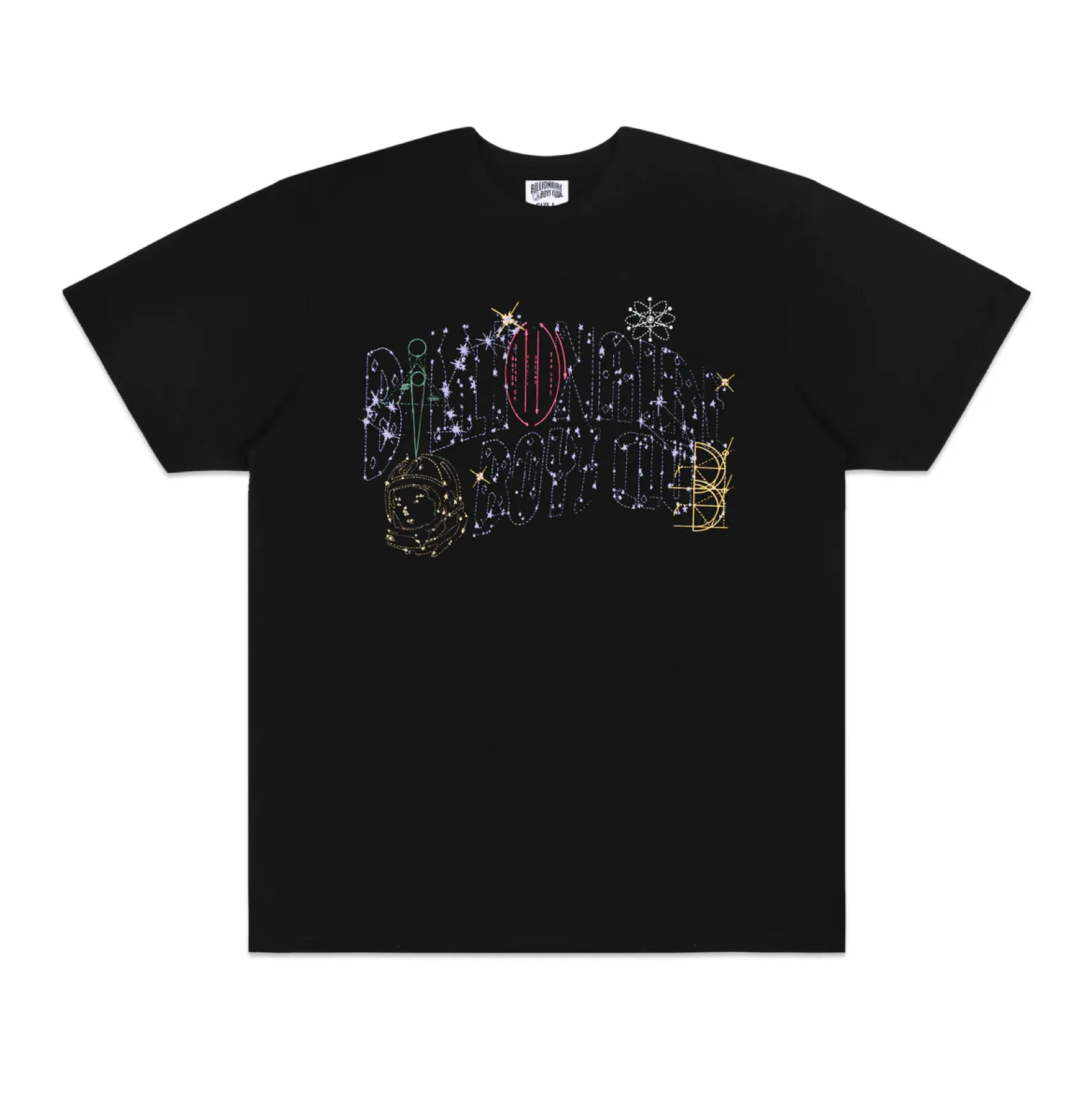 BBC ARCH STARS SS TEE - BLACK