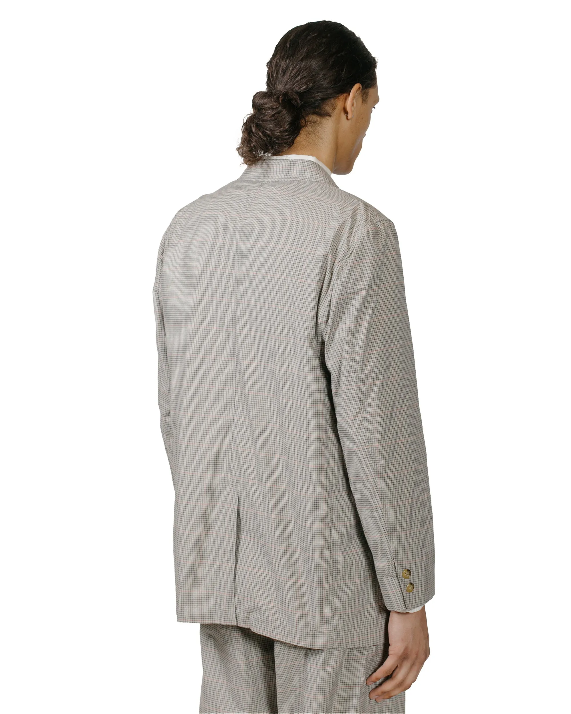 Beams Plus 3B Box-Fit Jacket TR Plaid Beige