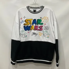 Black & White Sweatshirt Crewneck Disney Store, Size Xs