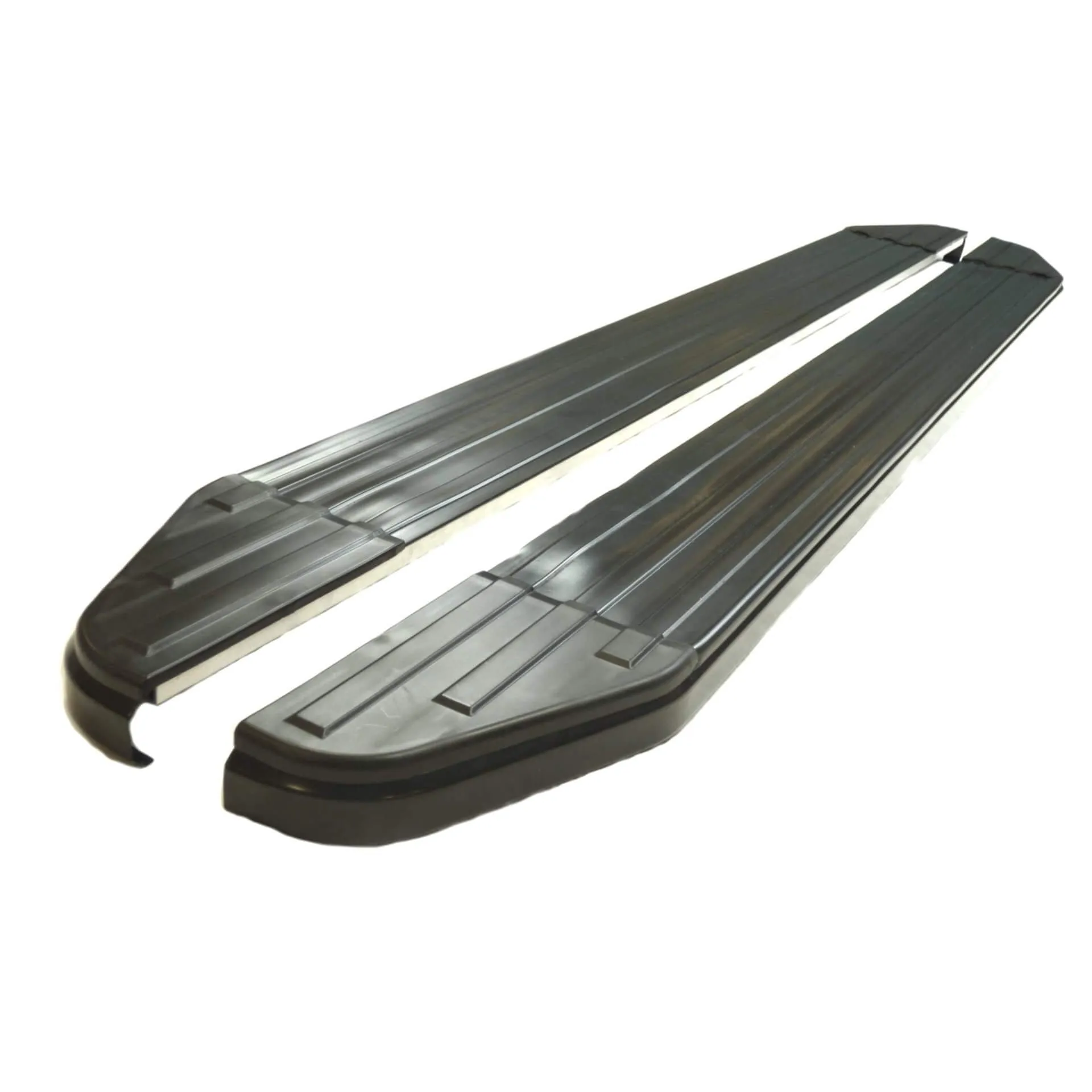 Black Raptor Side Steps Running Boards for Skoda Enyaq 2021 