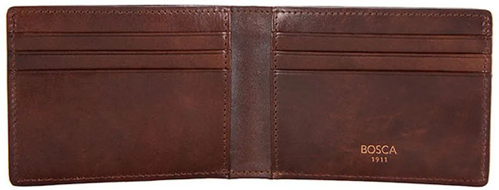 Bosca Dolce Old Leather Small Bifold Wallet