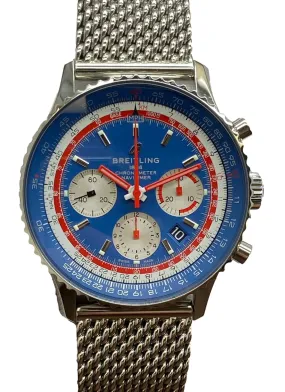 Breitling Navitimer B01 PAN AM AB01212B1C1 Blue Dial Automatic Men's Watch