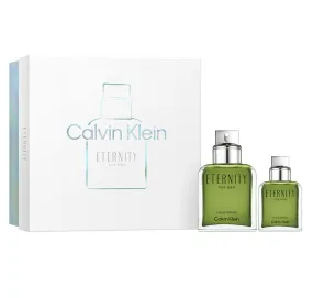 Calvin Klein Eternity (Eau De Parfum) 2PCS Gift Set - 100ML EDP Spray   30ML EDP Spray (Men)