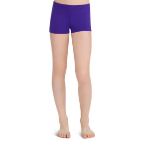 Capezio Children's Boy Cut Low Rise Short - Purple