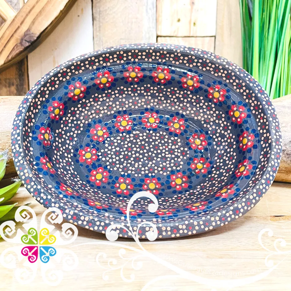 Capula Clay Fino Small Oval Tray - Artisan Kitchen