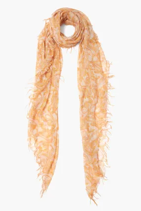 Cashmere and Silk Scarf Marigold Free Bird