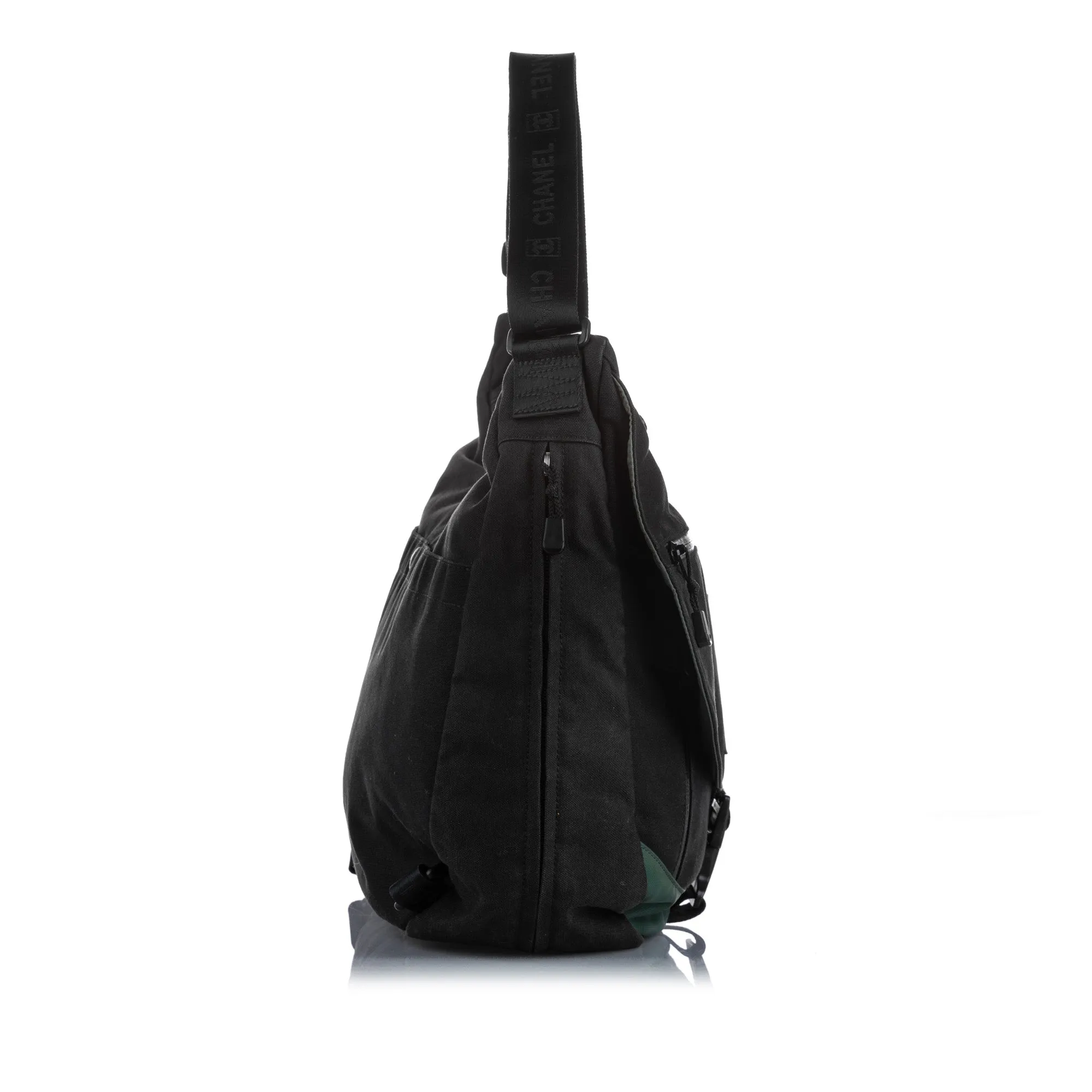 CC Sports Line Nylon Shoulder Bag Black