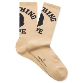 College Socks - Beige