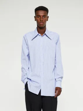 Cotton Poplin Shirt in Light Blue