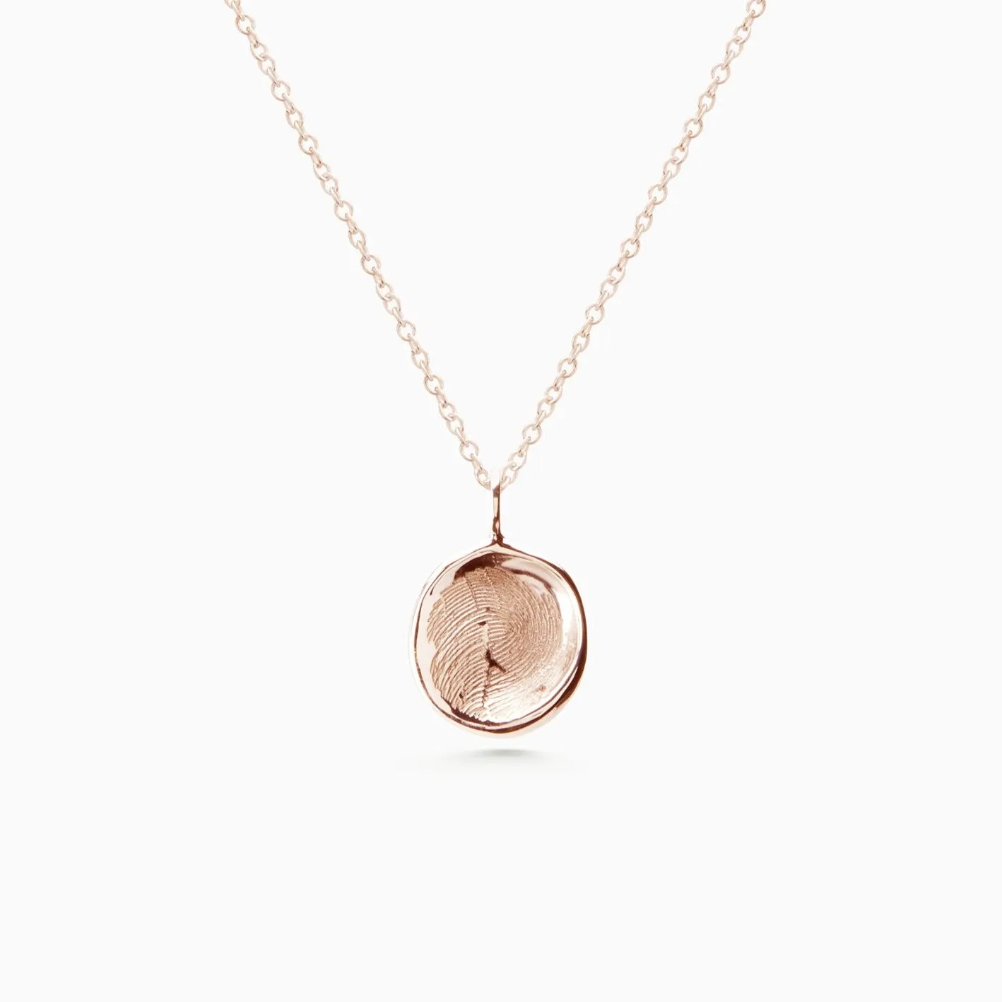 Custom Engraved Pendant | Rose Gold