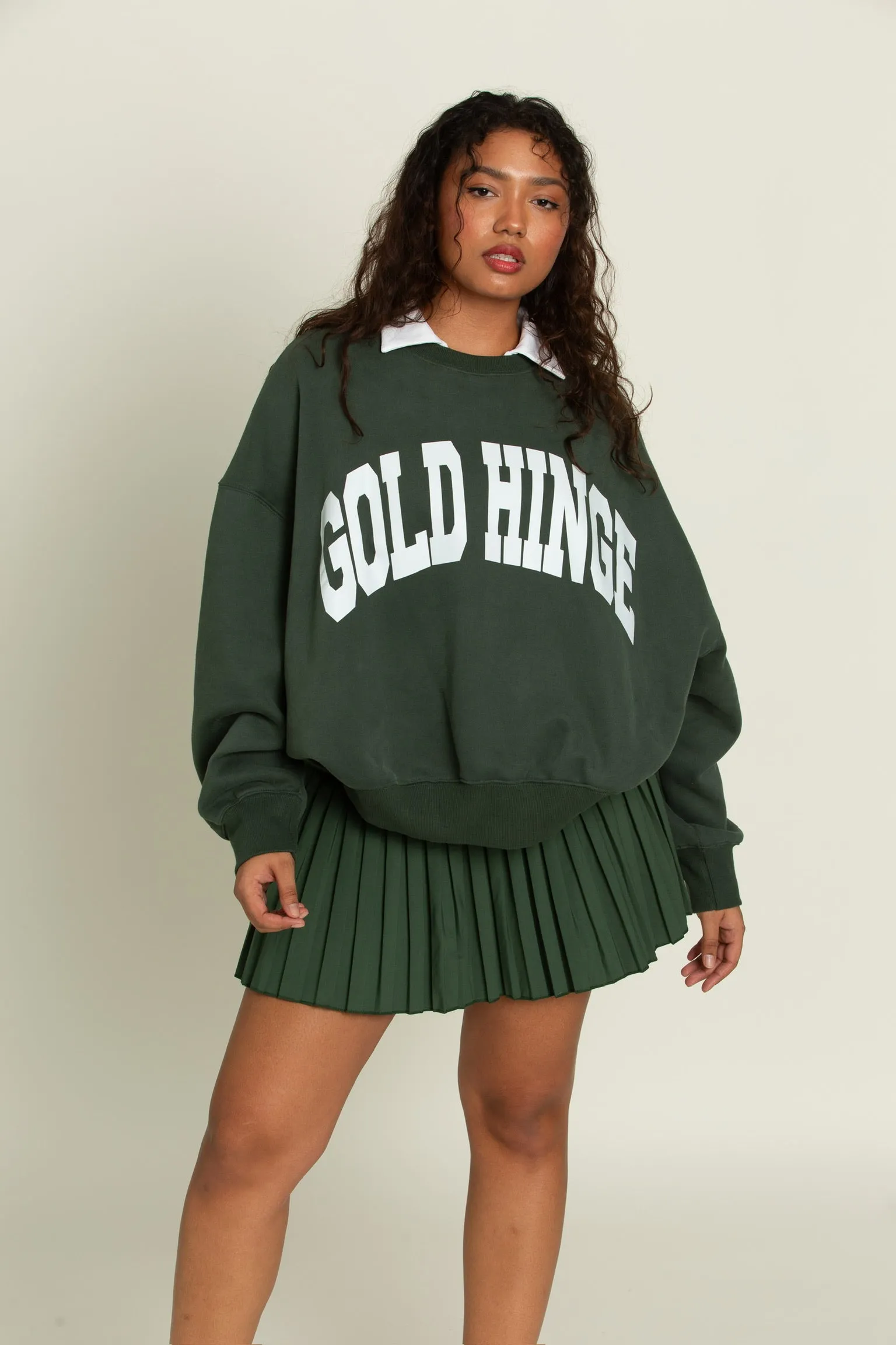 Dark Green GH Wide Arm Sweatshirt [Pre-Order]