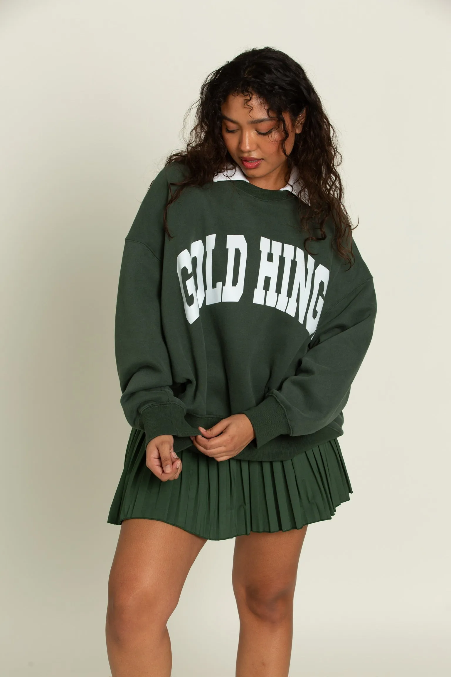 Dark Green GH Wide Arm Sweatshirt [Pre-Order]