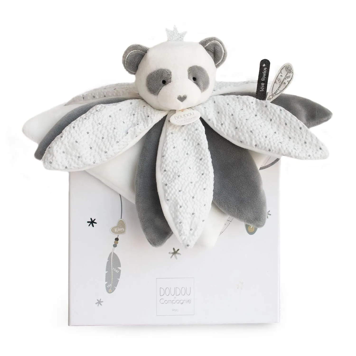 Doudou Signature Petal Comforter - Cool Panda