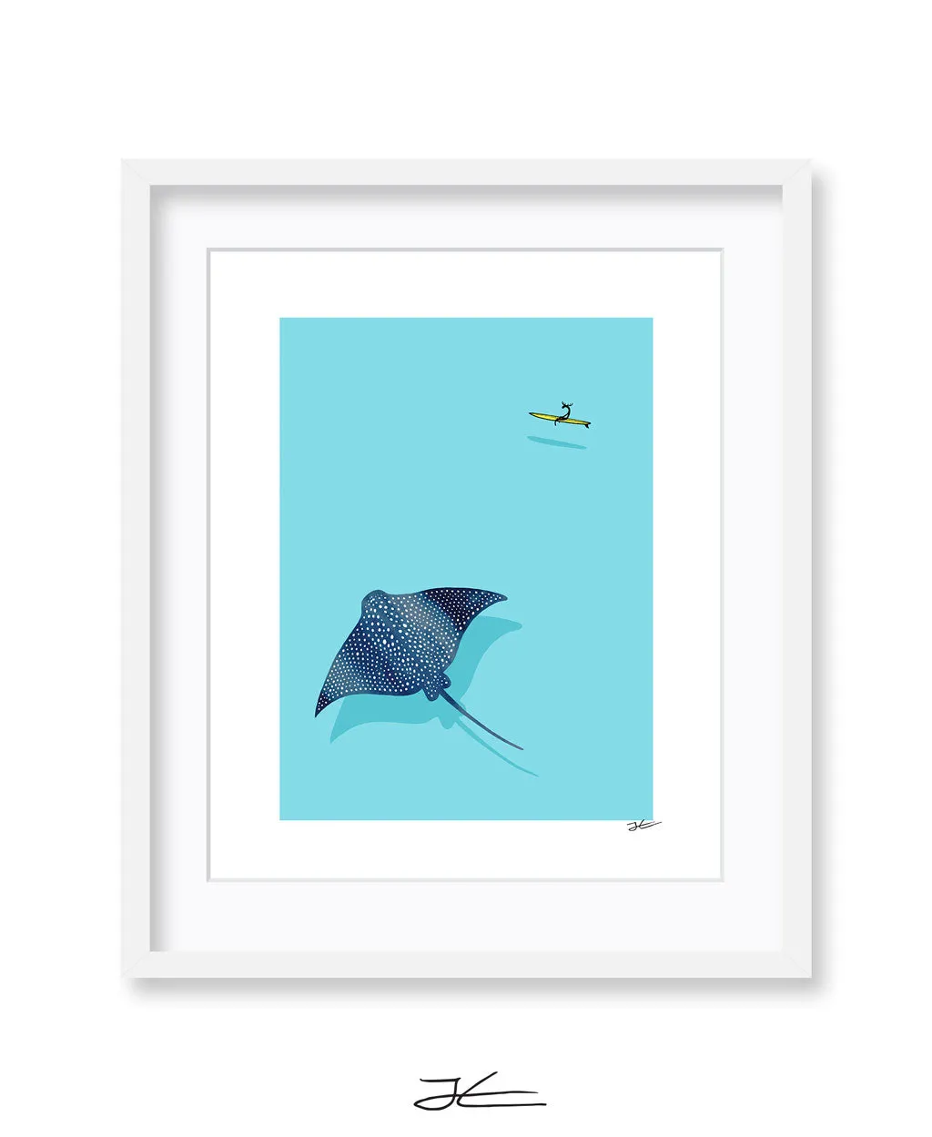 Eagle Ray - Print/ Framed Print