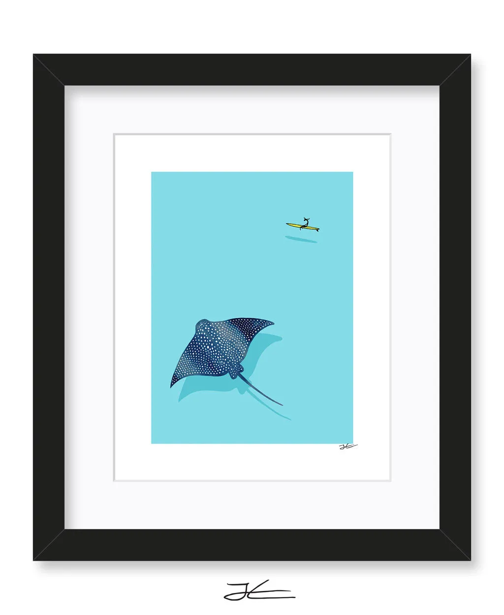 Eagle Ray - Print/ Framed Print