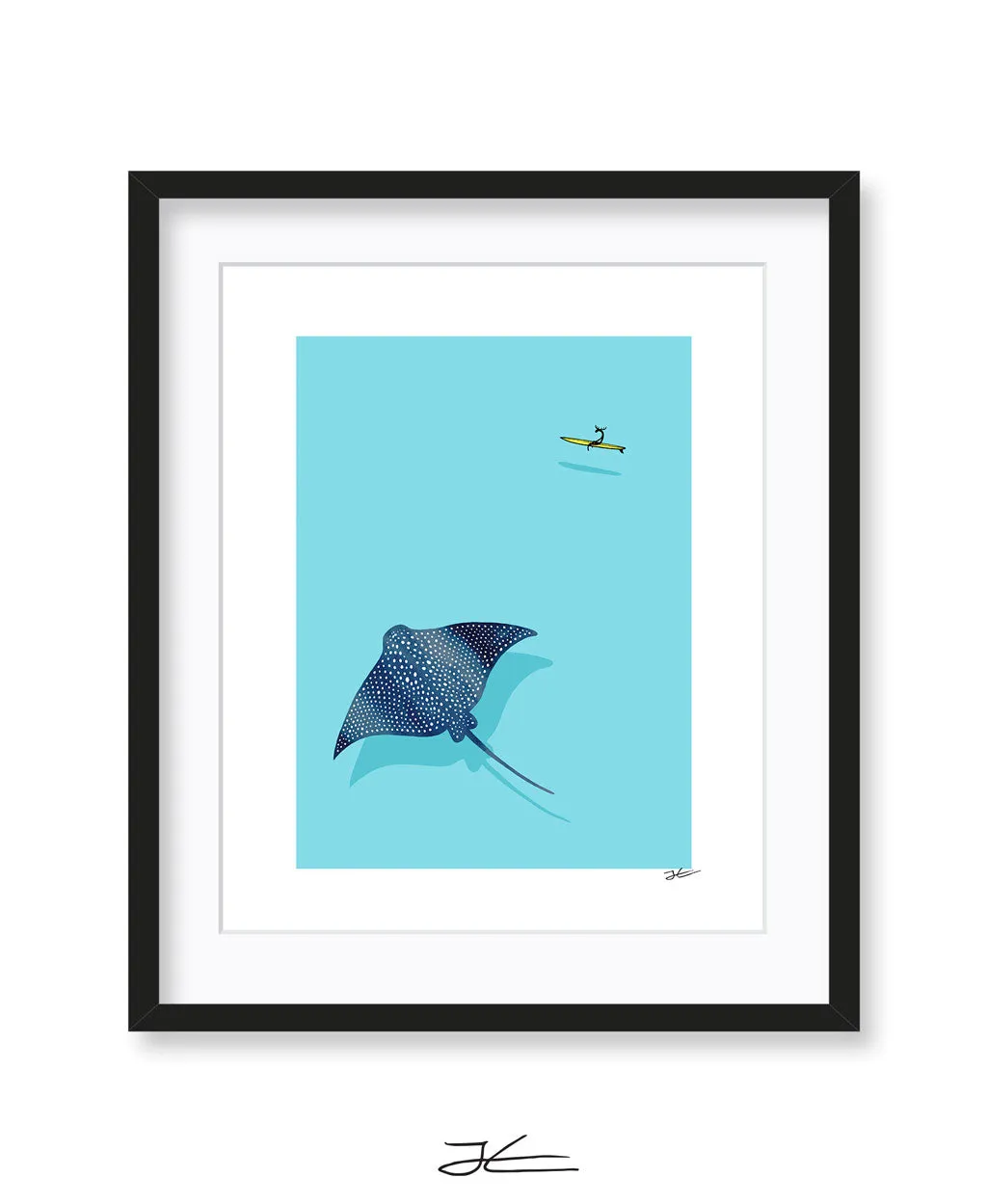 Eagle Ray - Print/ Framed Print