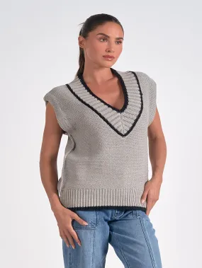 Elan Sweater Vest - Grey