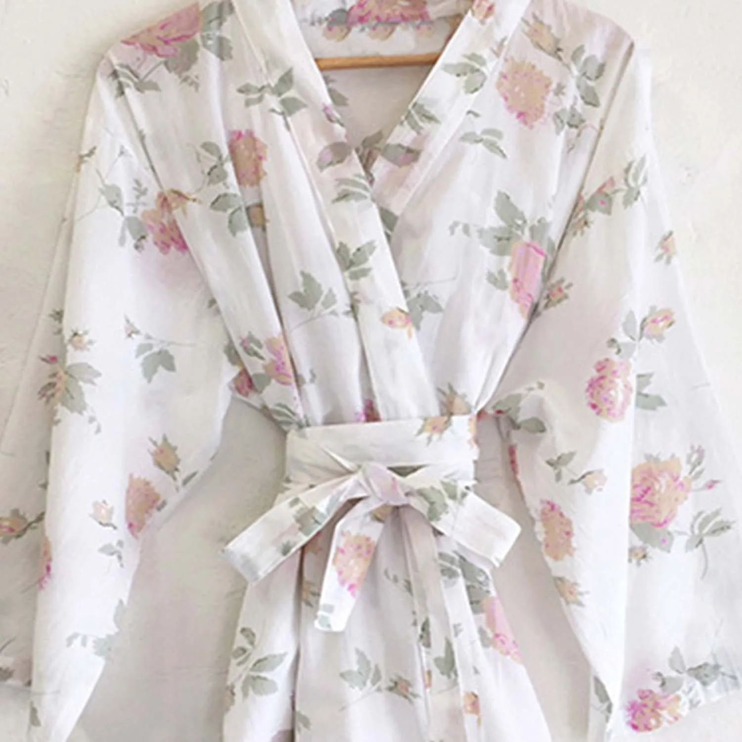 Emma Pure Cotton floral Robe