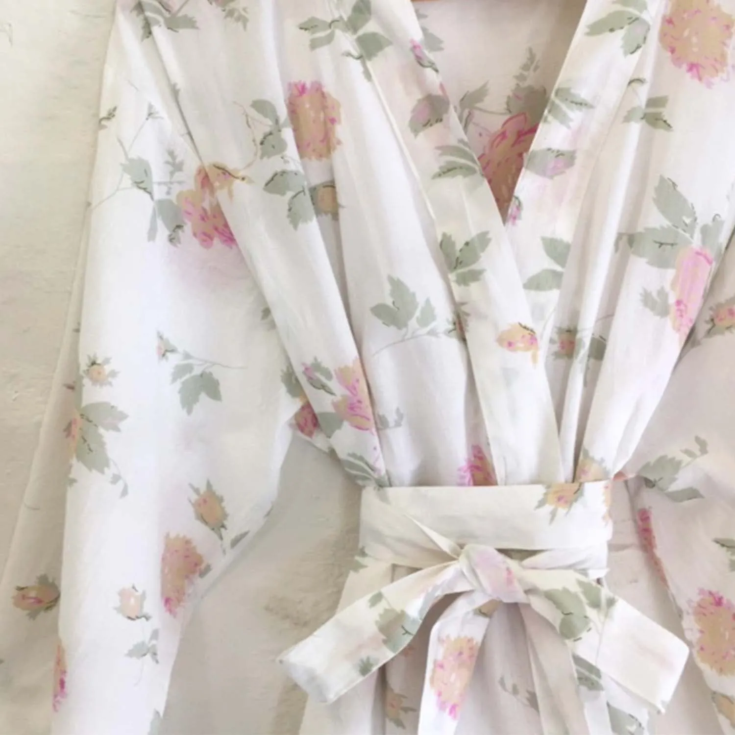 Emma Pure Cotton floral Robe