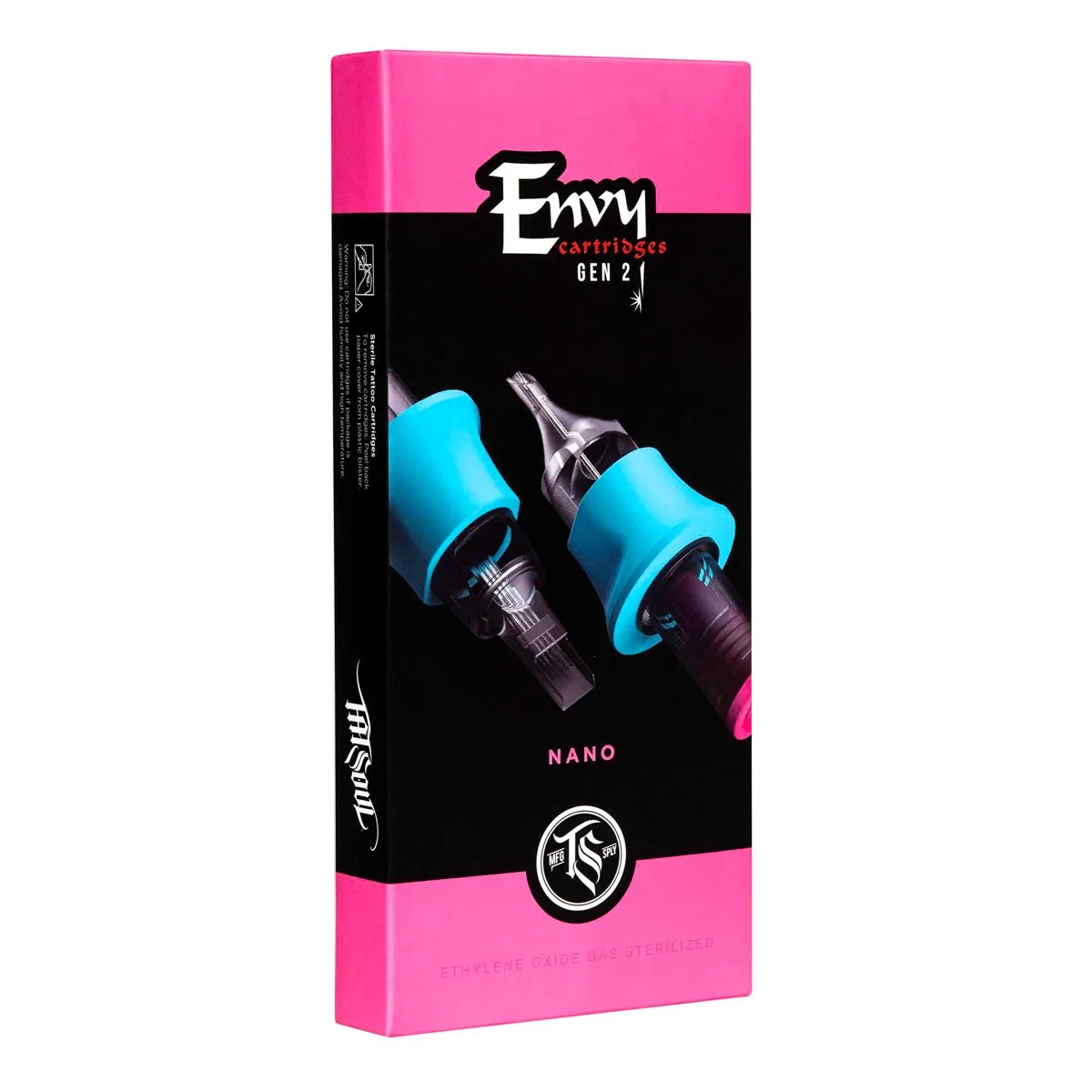 Envy Gen 2 - Flat Single Stacked Magnum Nano Cartridges