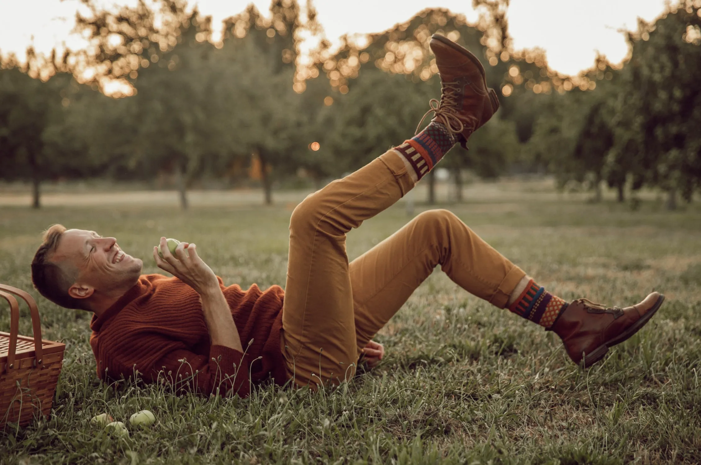 Fall Foliage Crew Socks