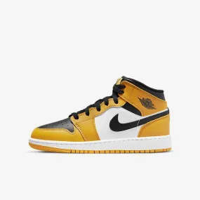 (GS) Air Jordan 1 Mid 'Yellow Toe' (2022) 554725-701