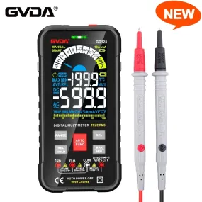 GVDA New Smart Multimeter Auto Range 1000V 10A Digital Capacitance Tester True RMS REL Ohm Hz AC DC Voltage Meter Multimetro