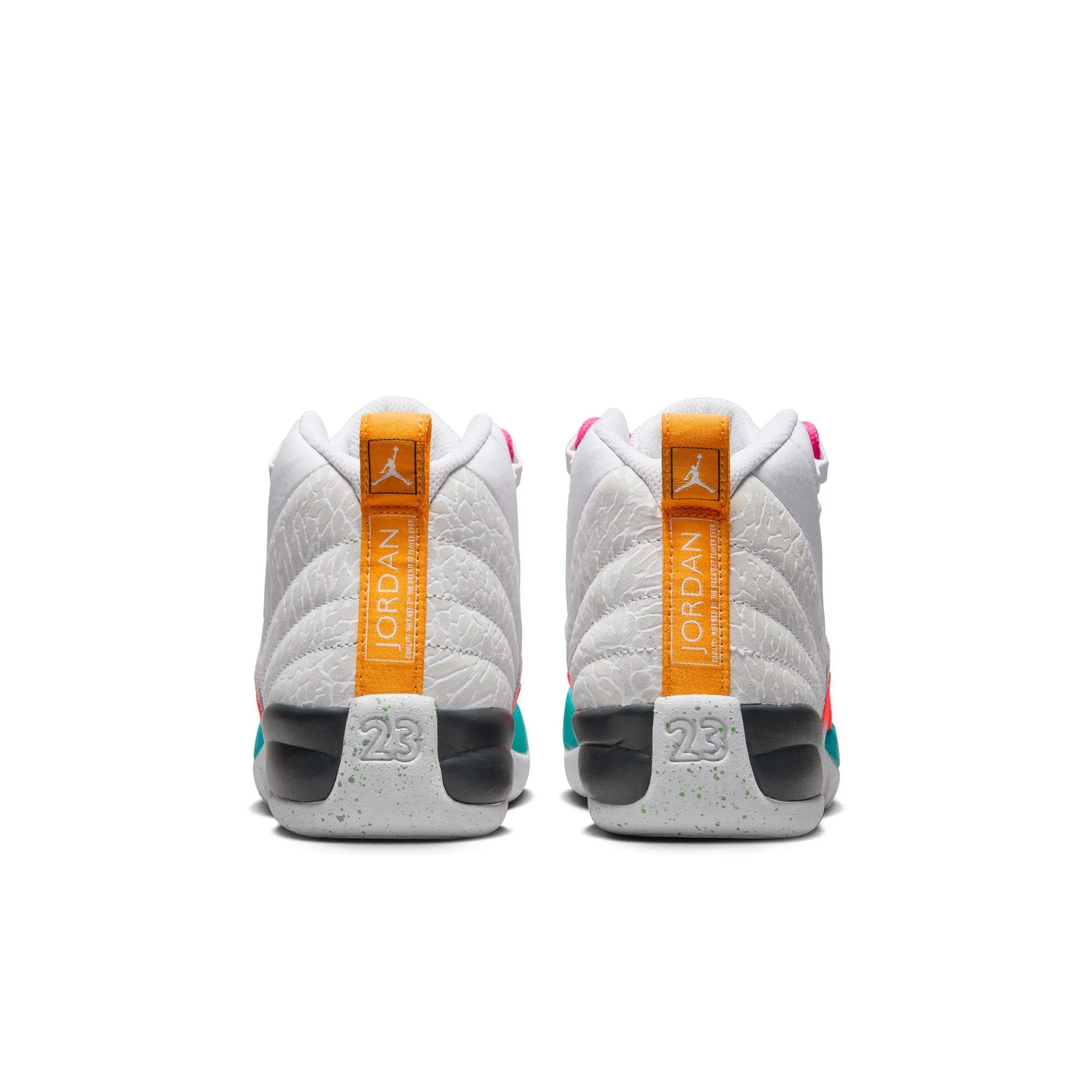 Jordan - Girl - GS Retro 12 - White/Vapor Green/Photon Dust