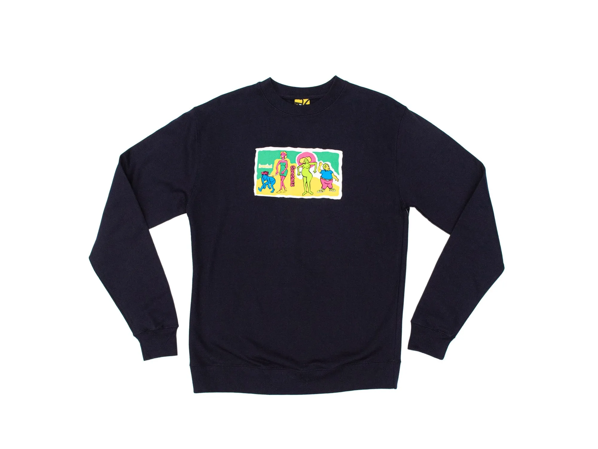 Krooked Family Affair Crewneck Sweatshirt 'Navy'