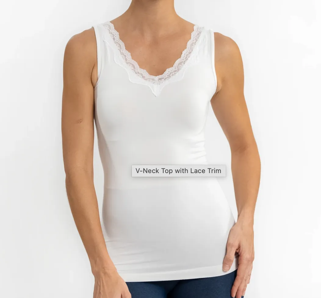 #L850 Dreamy Reversible Tank (Ivory)