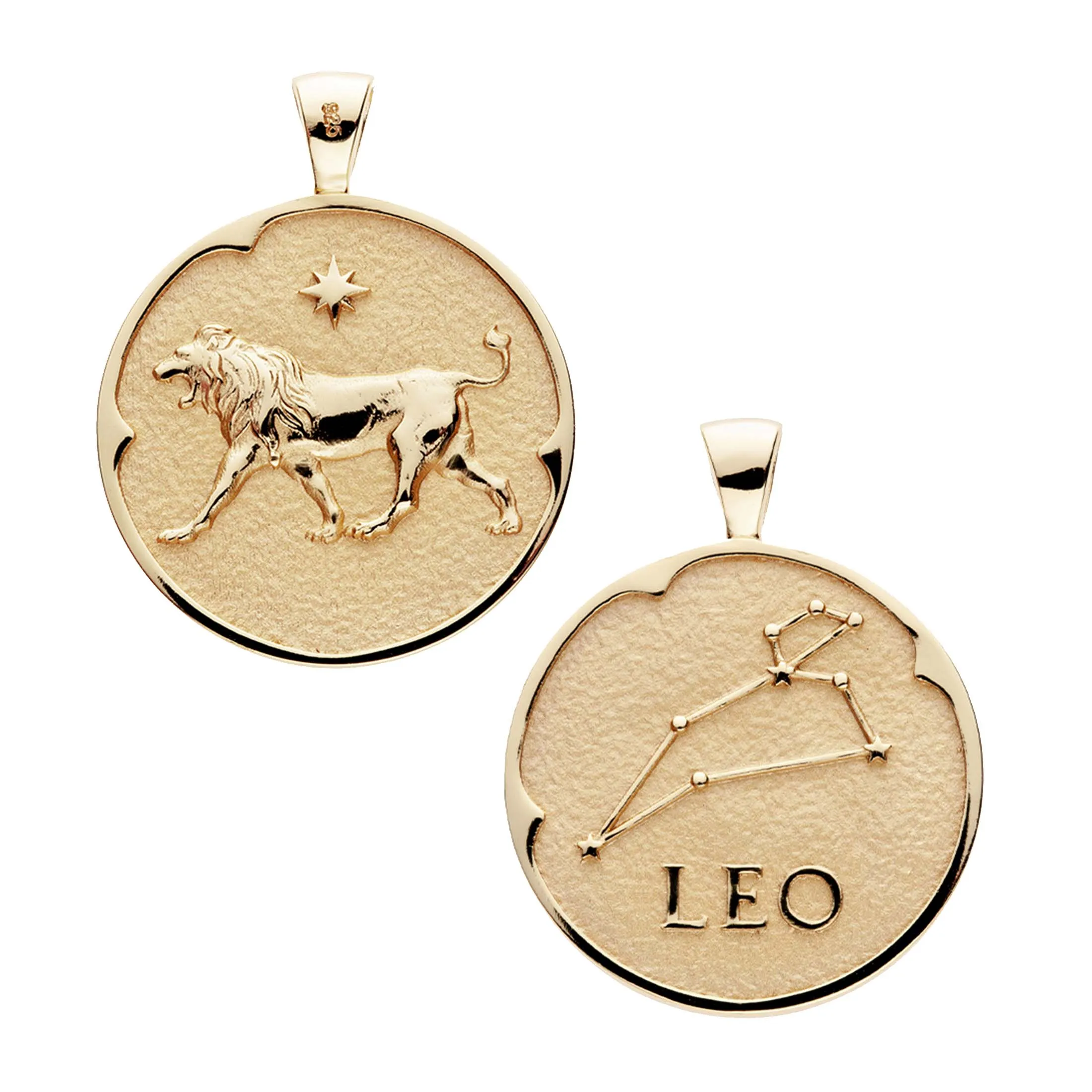 LEO JW Zodiac Pendant Coin - Jul 23 - Aug 22