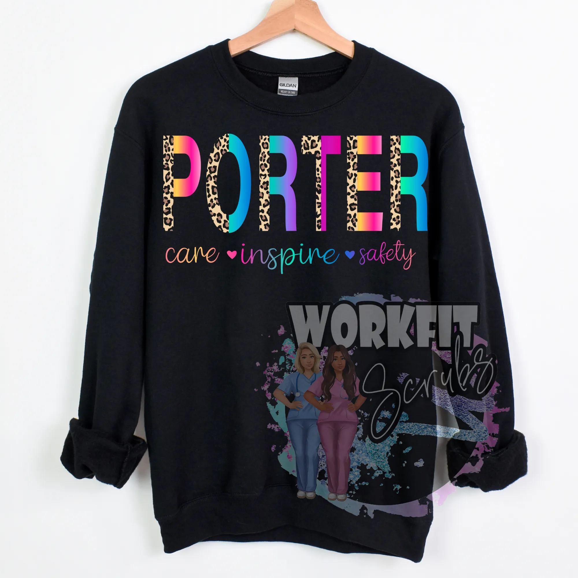 Leopard PORTER Crewneck