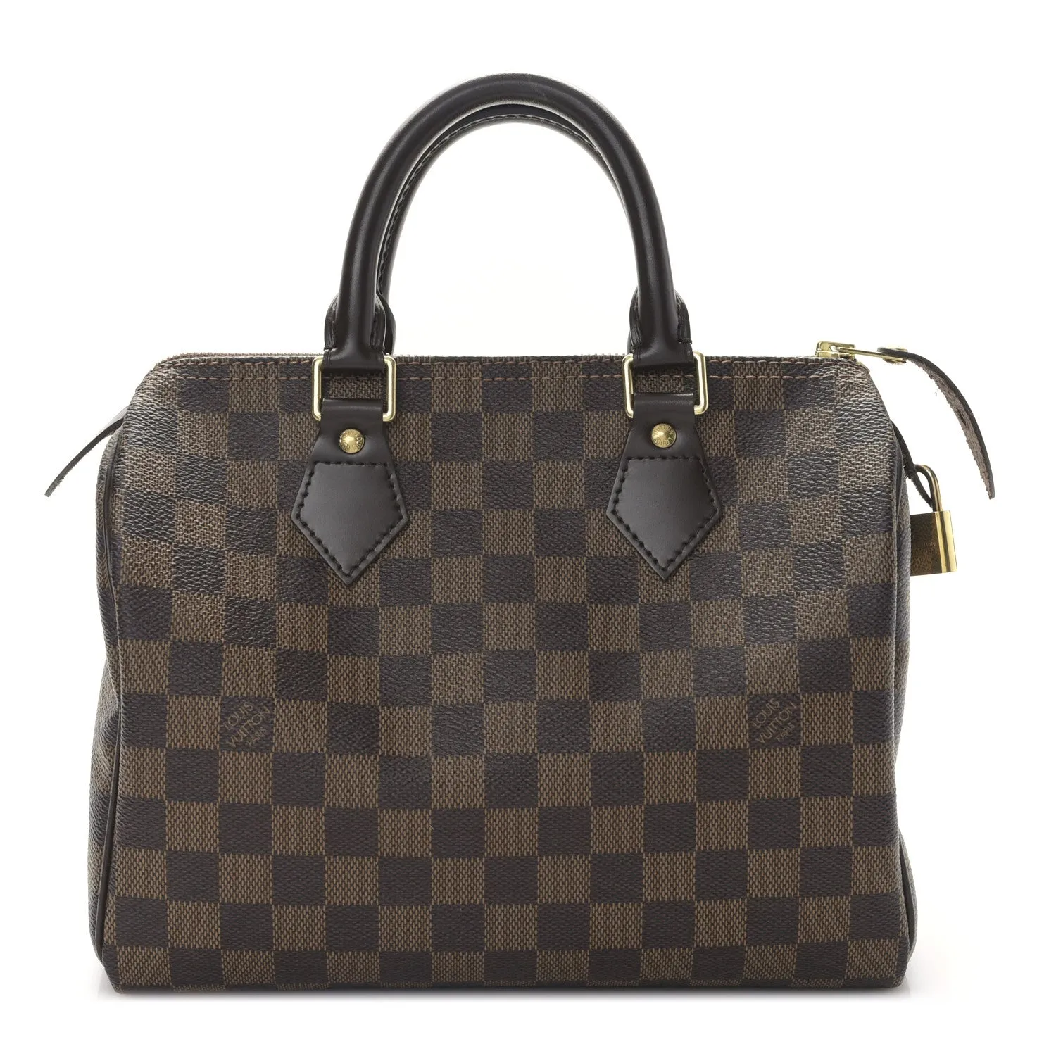 Louis Vuitton Speedy 25 Damier Ebene Top Handle Handbag