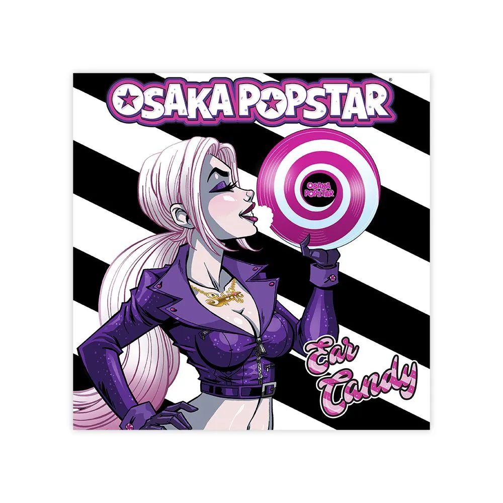 OSAKA POPSTAR "EAR CANDY” RED SWIRL VARIANT VINYL BUNDLE