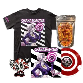 OSAKA POPSTAR "EAR CANDY” RED SWIRL VARIANT VINYL BUNDLE