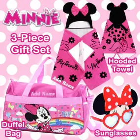 Personalized 3-Piece Lil' Splasher Gift Bundle - Minnie Mouse