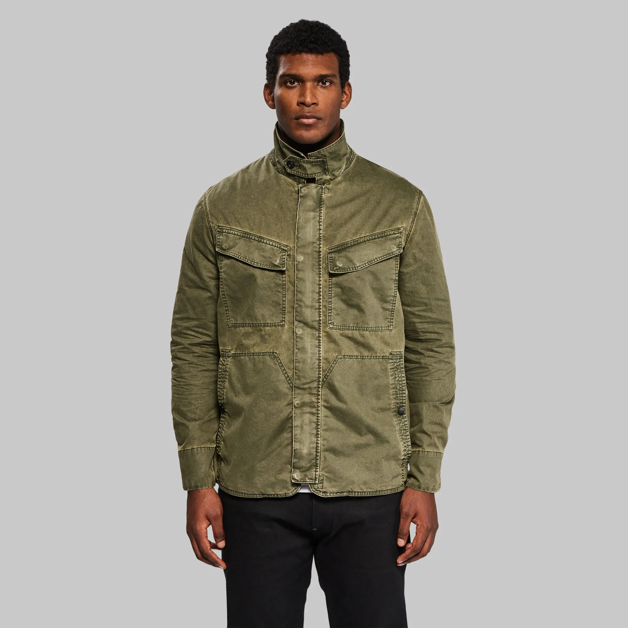 Planet Earth Lightweight Field Jacket. Green edition