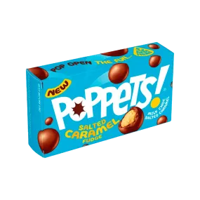 Poppets Milk Choc Coated Salted Caramel Fudge