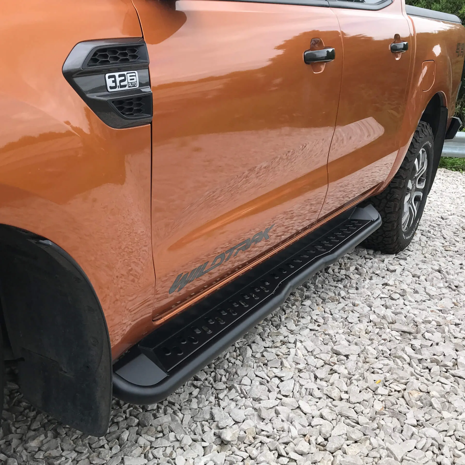 RockSlider Side Steps Running Boards for Mitsubishi L200 Double Cab 2015 